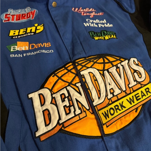 Ben Davis Blue Racing Jacket - Picture 5 of 7